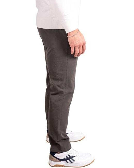 Maceoo Gray Resistancepebble Drawstring Pants for men