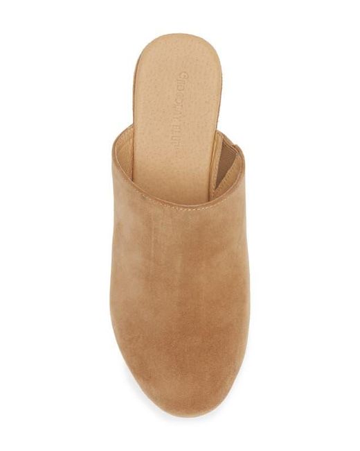 Chocolat Blu Brown Ginette Platform Clog