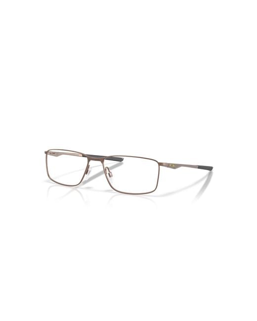 Oakley Purple 55Mm Rectangle Optical Glasses for men