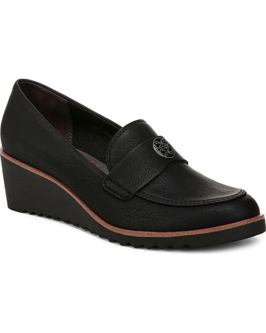 LifeStride Black Zed Wedge Loafer