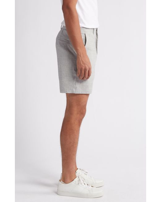 Nordstrom White City Linen Blend Hybrid Shorts for men