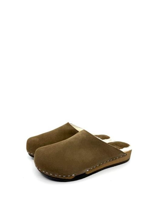 KUNSTEN Multicolor Ella Genuine Shearling Lined Clog