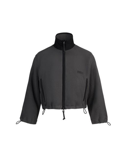 Skims Black Shrunken Zip Jacket