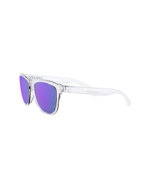 Oakley Purple Frogskins 54Mm Rectangular Sunglasses for men
