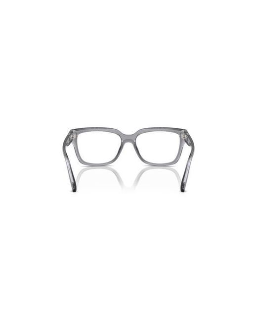 Michael Kors Metallic 54Mm Rectangle Optical Glasses