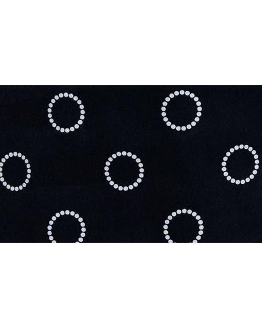 Foxcroft Black Carolina Circle Print Cotton Button-Up Shirt