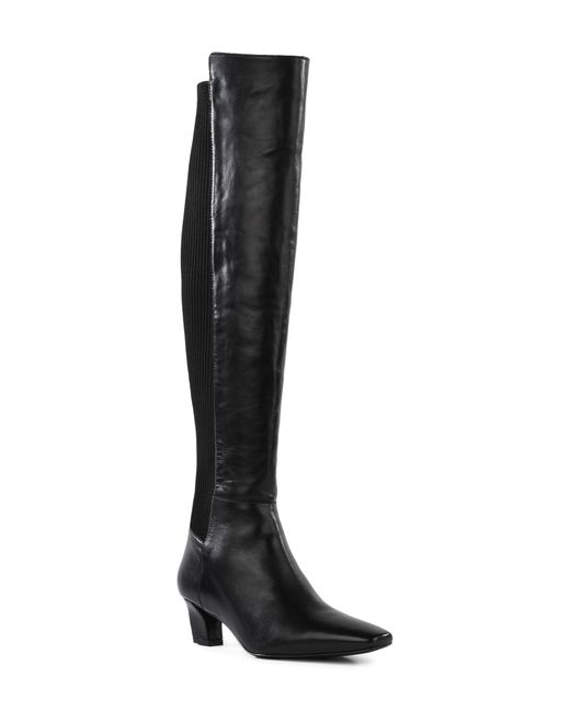 Seychelles Black Casting Call Leather Over The Knee Boot