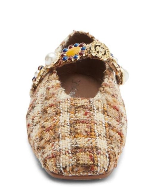 Jeffrey Campbell Metallic Amarissa Mary Jane Flat