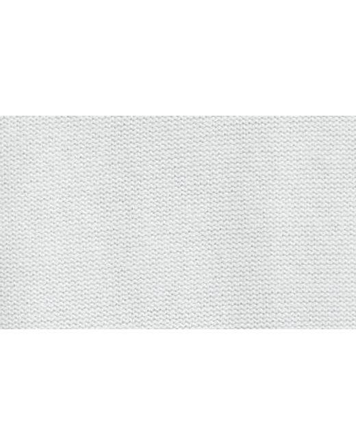 Wax London White Turin Stripe Cotton Pocket Polo Sweater for men