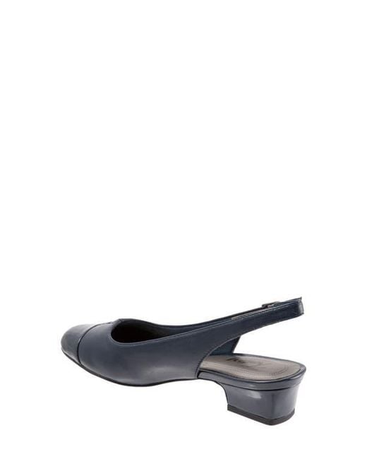 Trotters Blue 'Dea' Slingback