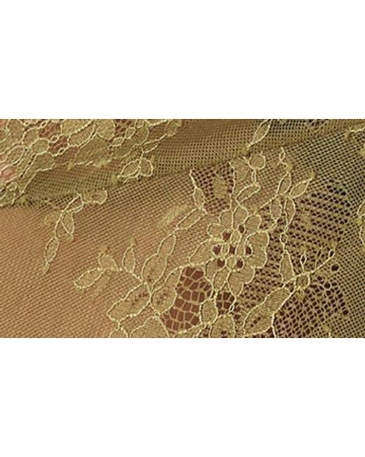 Steve Madden Green Veera Lace Maxi Skirt