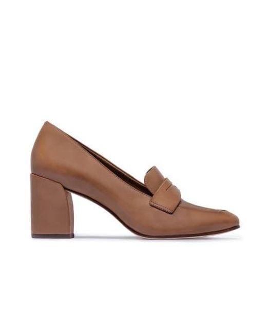 Bernardo Brown Nevaeh Loafer Pump