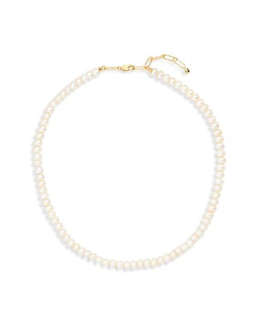 Monica Vinader White Nomade Pearl Necklace