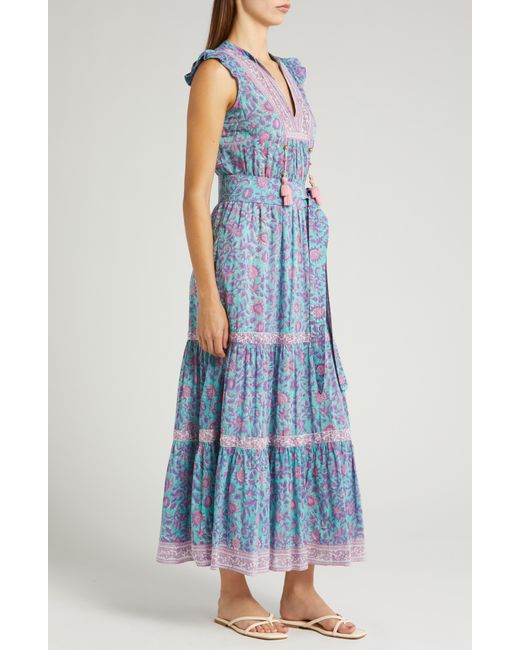 Alicia Bell Blue Lola Cover-up Maxi Dress