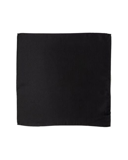 Cufflinks Inc. Black Silk Pocket Square for men