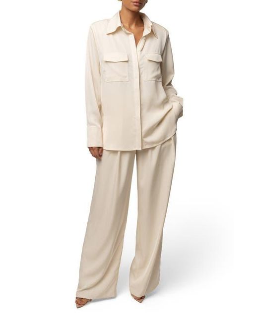 JLUXLABEL Natural Misty Button-Up Shirt