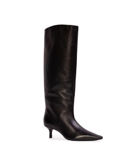Black Suede Studio Black Sutton 50 Knee-High Boot