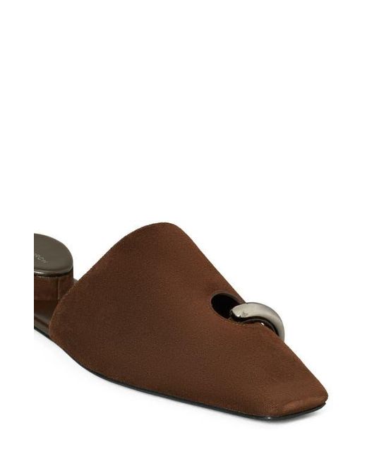 Tory Burch Brown Pierced Mule