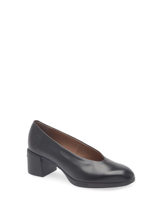 Wonders Gray Almond Toe Pump