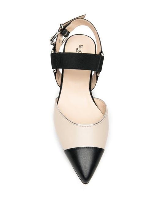 Nero Giardini Black Pointed Toe Flat