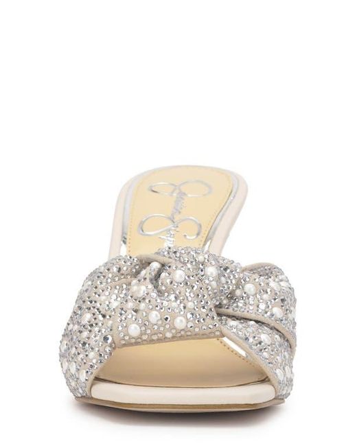 Jessica Simpson White Evirra Slide Sandal
