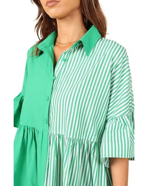 Petal & Pup Didi Empire Waist Shirtdress in Blue | Lyst Petal & Pup Didi Empire Waist Shirtdress in Blue | Lyst