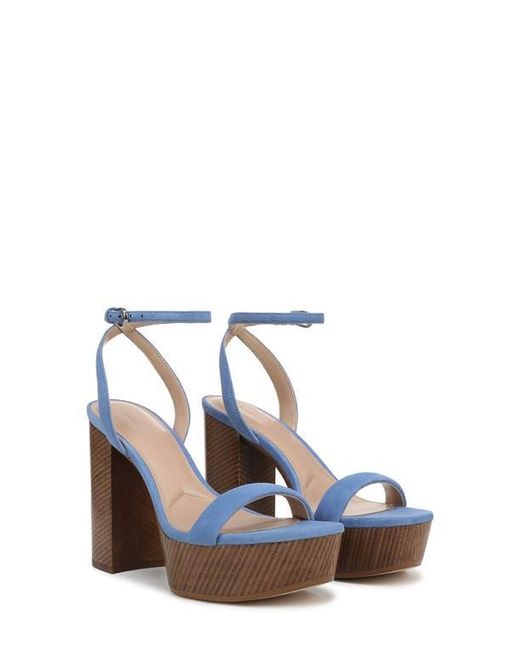 FAVORITE DAUGHTER Blue Ruby Ankle Strap Platform Sandal