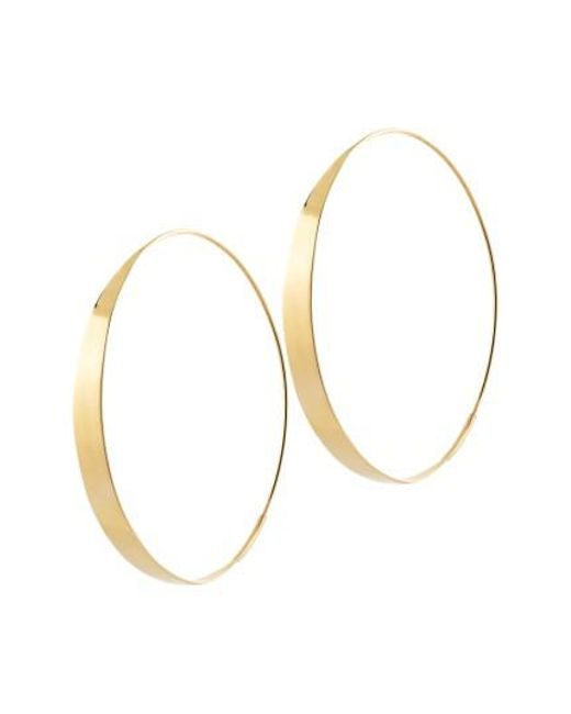 Lyst Lana Jewelry Bond Endless Hoop Earrings In Metallic Lana Jewelry Metallic Bond Endless Hoop Earrings Lyst
