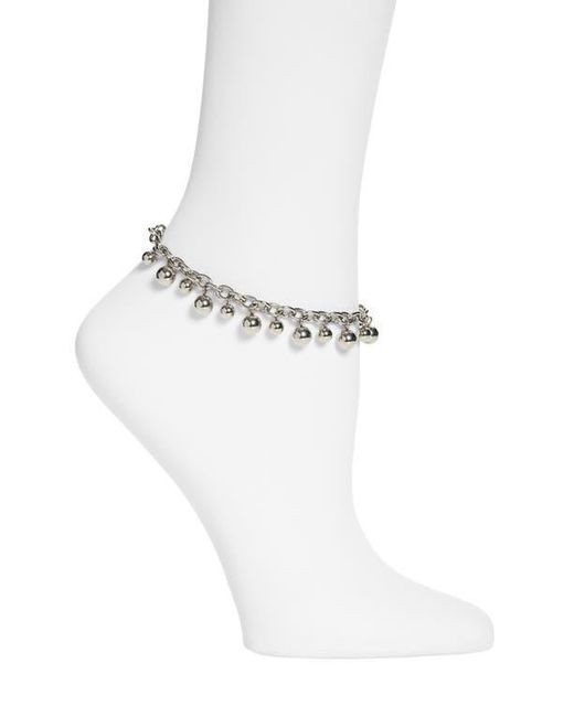 VIDAKUSH White Sphere Anklet