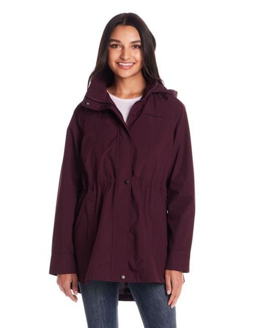 Gallery Purple Water Resistant Packable Jacket
