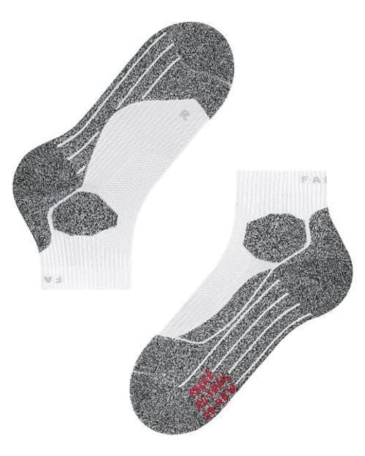 Falke Gray Ru Trail Stabilizing Running Socks