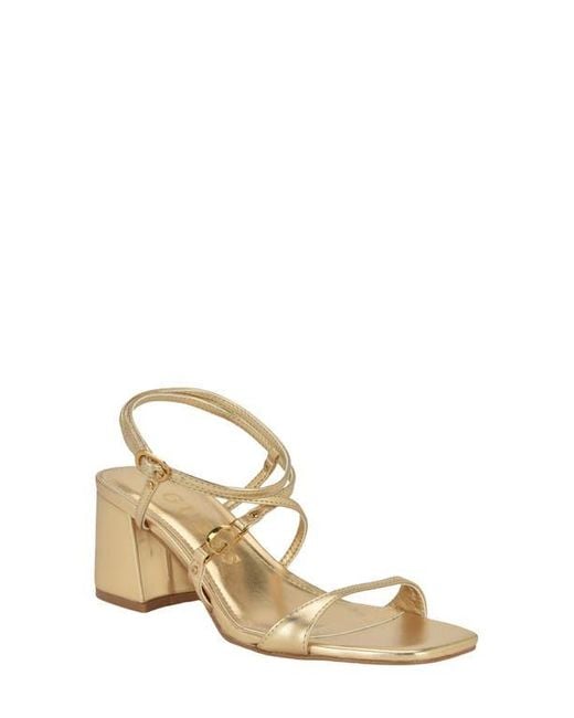 Guess Metallic Galeon Ankle Strap Sandal