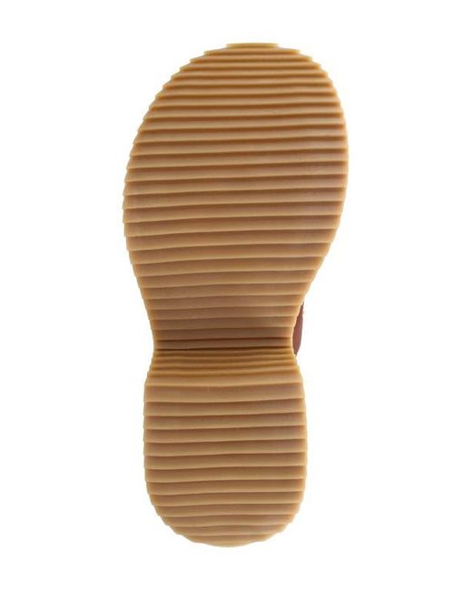 Zigi Brown Fanela Platform Slide Sandal