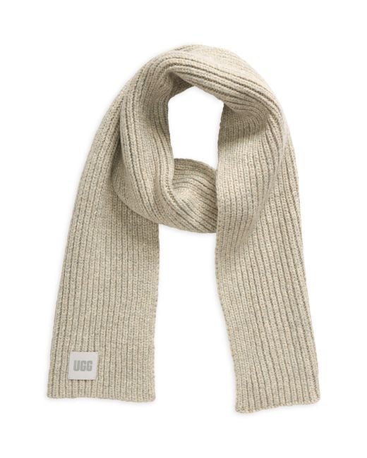 Ugg Green Chunky Rib Scarf