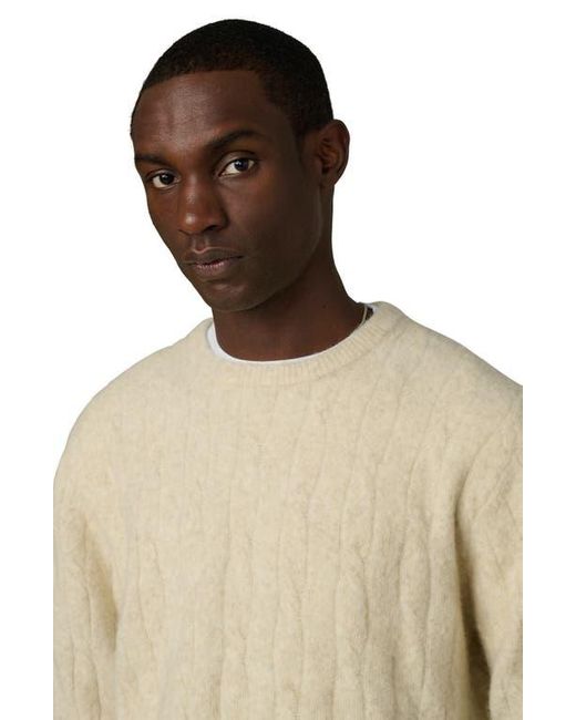 Joe's Jeans Natural Cable Pullover Sweater for men