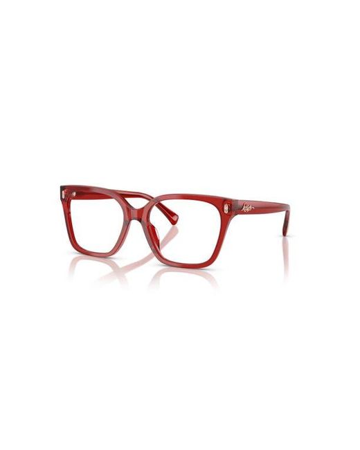 Ralph Red 53Mm Square Optical Glasses