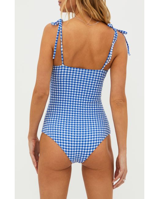 Beach Riot Blue Betsy One-piece Swimsuit