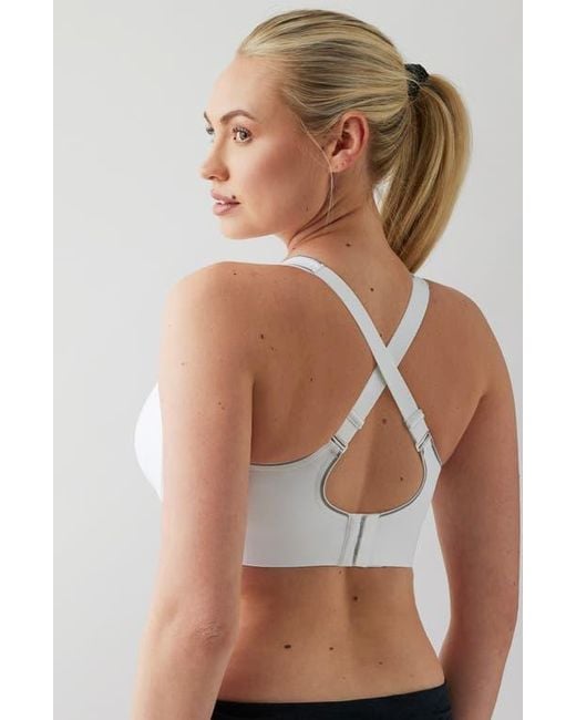 Wacoal Gray Sydney Underwire High Impact Sports Bra