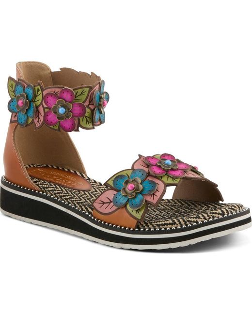 Spring Step Metallic Cruzer Ankle Strap Sandal
