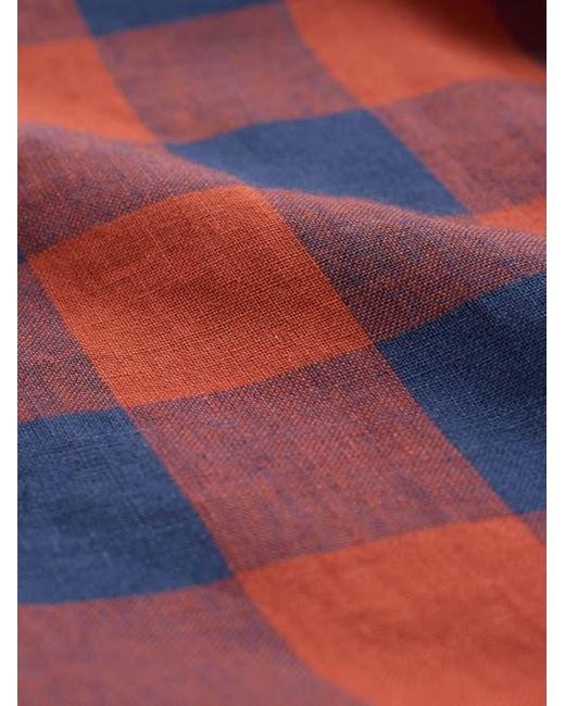 Celtic & Co. Red Check Swing Blouse