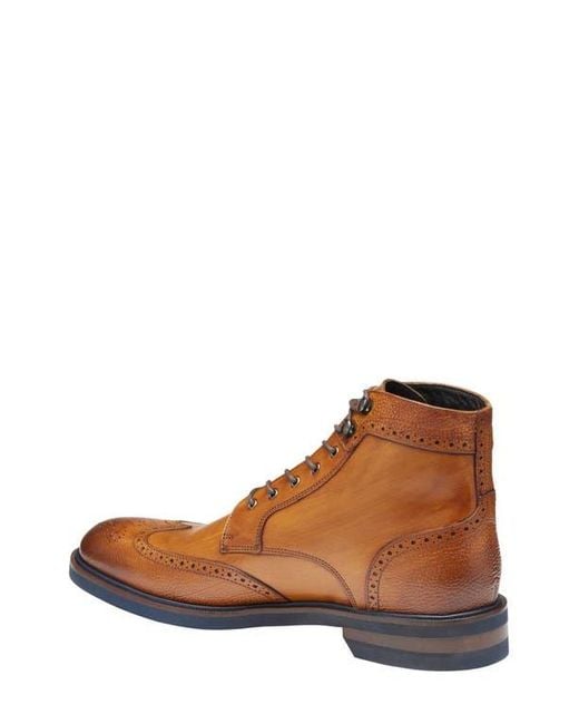 Johnston & Murphy Brown Hartley Wingtip Boot for men