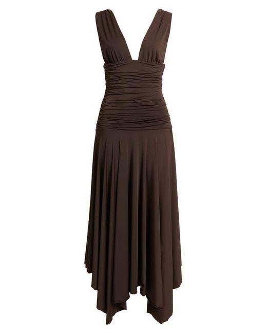 Mango Brown Myri Sleeveless Maxi Dress