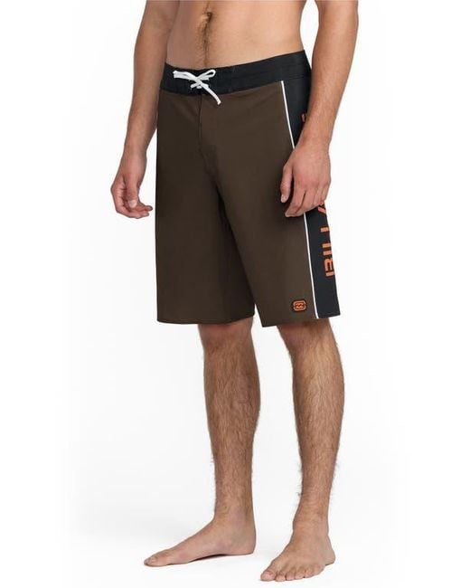 Billabong Gray Spec 73 D Bah Pro Board Shorts for men
