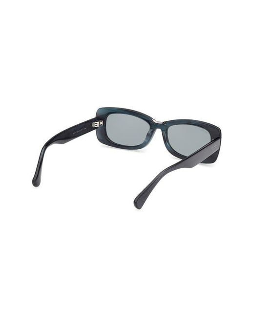 Max Mara Multicolor 53Mm Rectangular Sunglasses