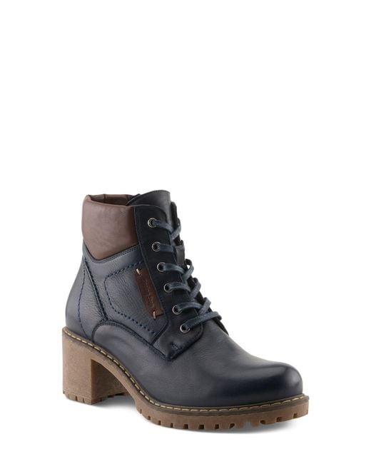 Spring Step Black Alpina Leather Bootie
