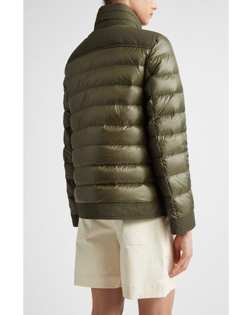 Moncler Green Origan Down Puffer Jacket