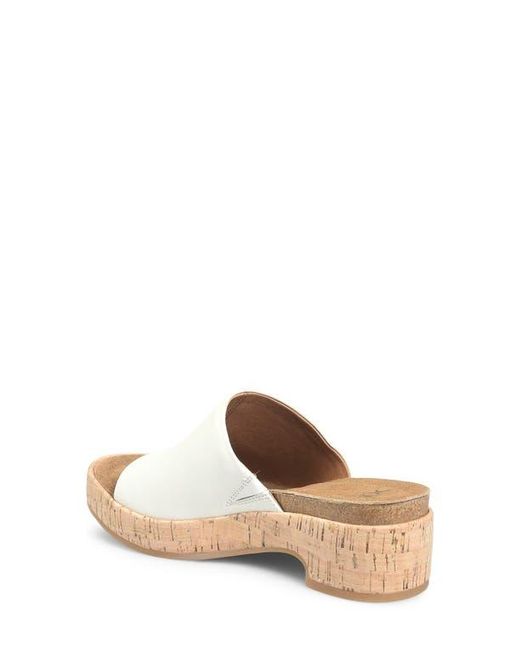 Söfft Natural Cass Platform Slide Sandal