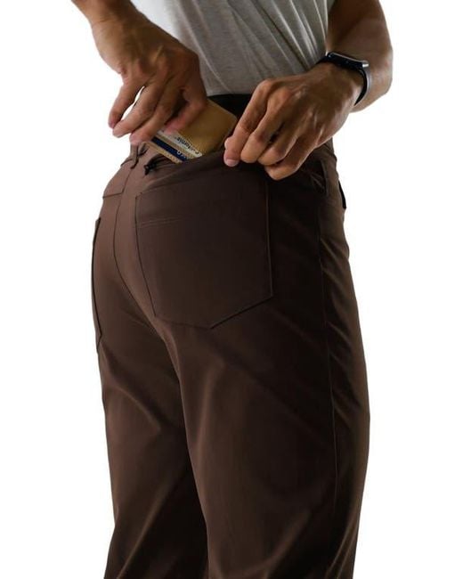 Fabletics Black The Don 5-Pocket Pant for men