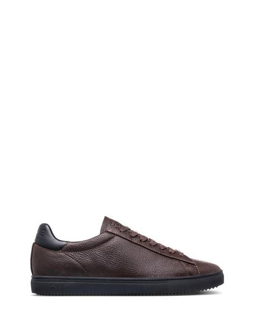 CLAE Brown Bradley Leather Sneaker for men