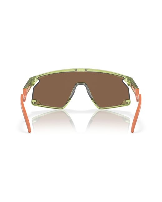 Oakley Natural Bxtr 39mm Prizm Wrap Shield Sunglasses for men
